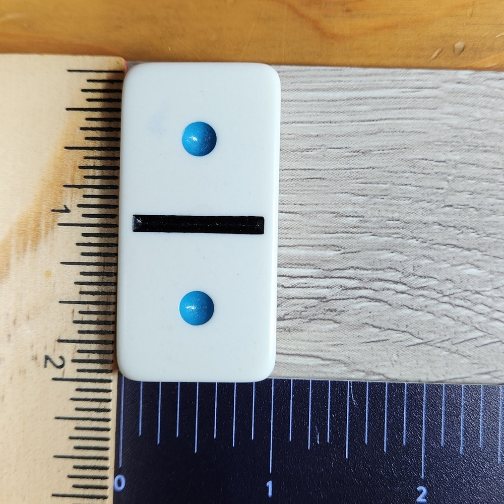 1:1 Replacement Dominoes Large Dot Shiny Color 2x1x⅜  $1 Each in a Bundle